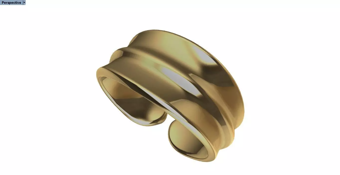 A Puffy Bangle 3D print model_0