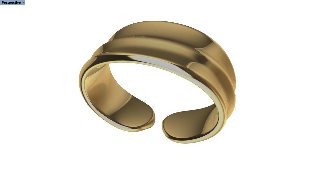 A Puffy Bangle 3D print model_1