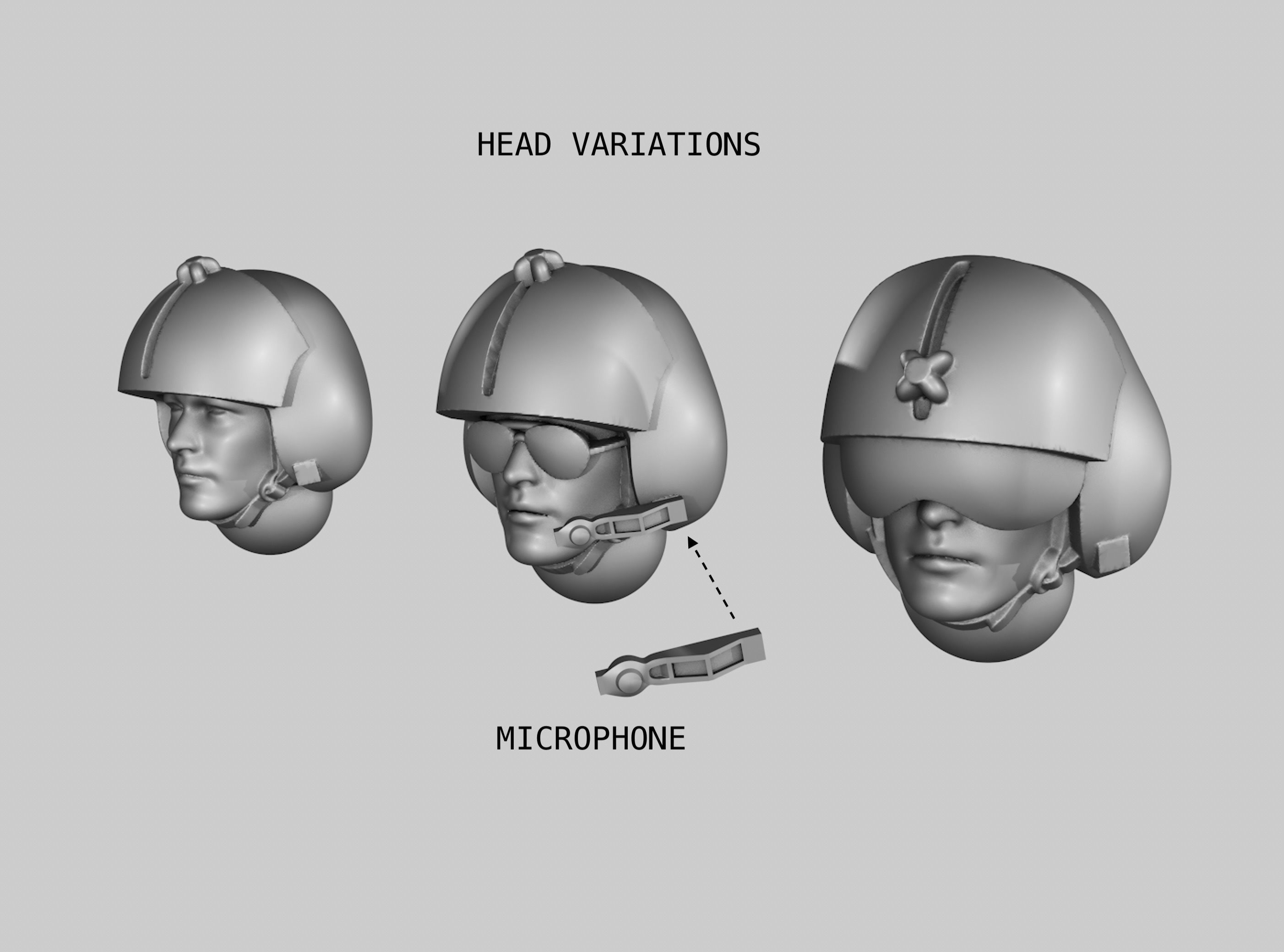 Helicopter Pilot 3D print model_8