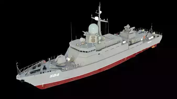 Karakurt-class 22800 3D model