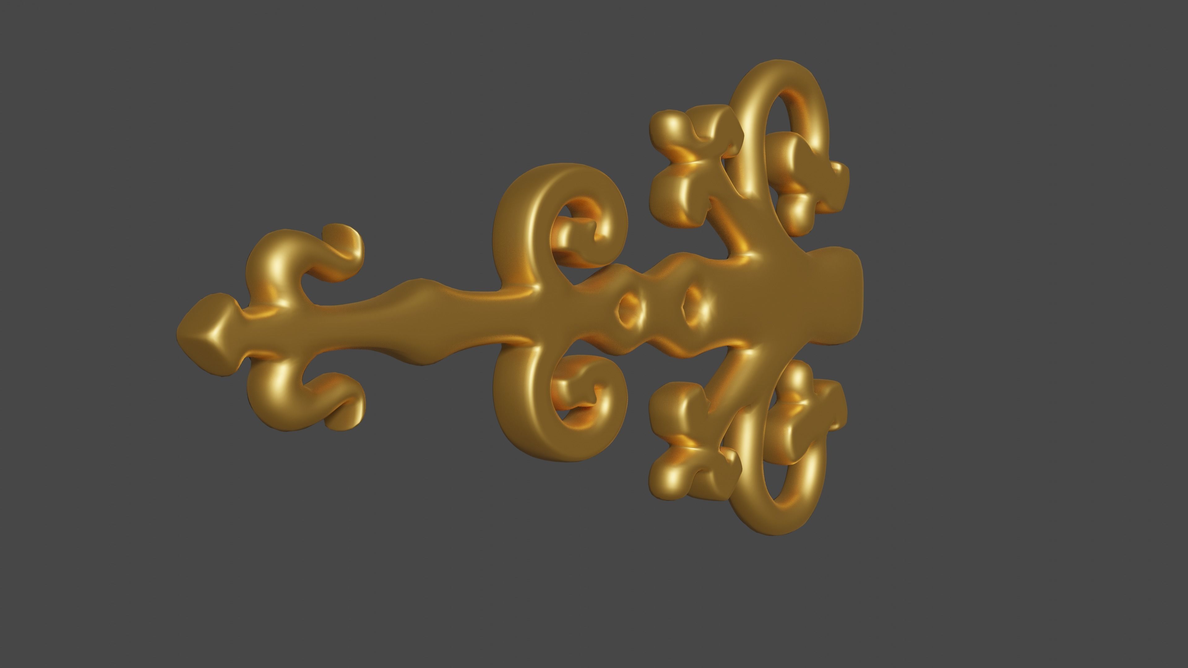 Metal Carving 3D model_2