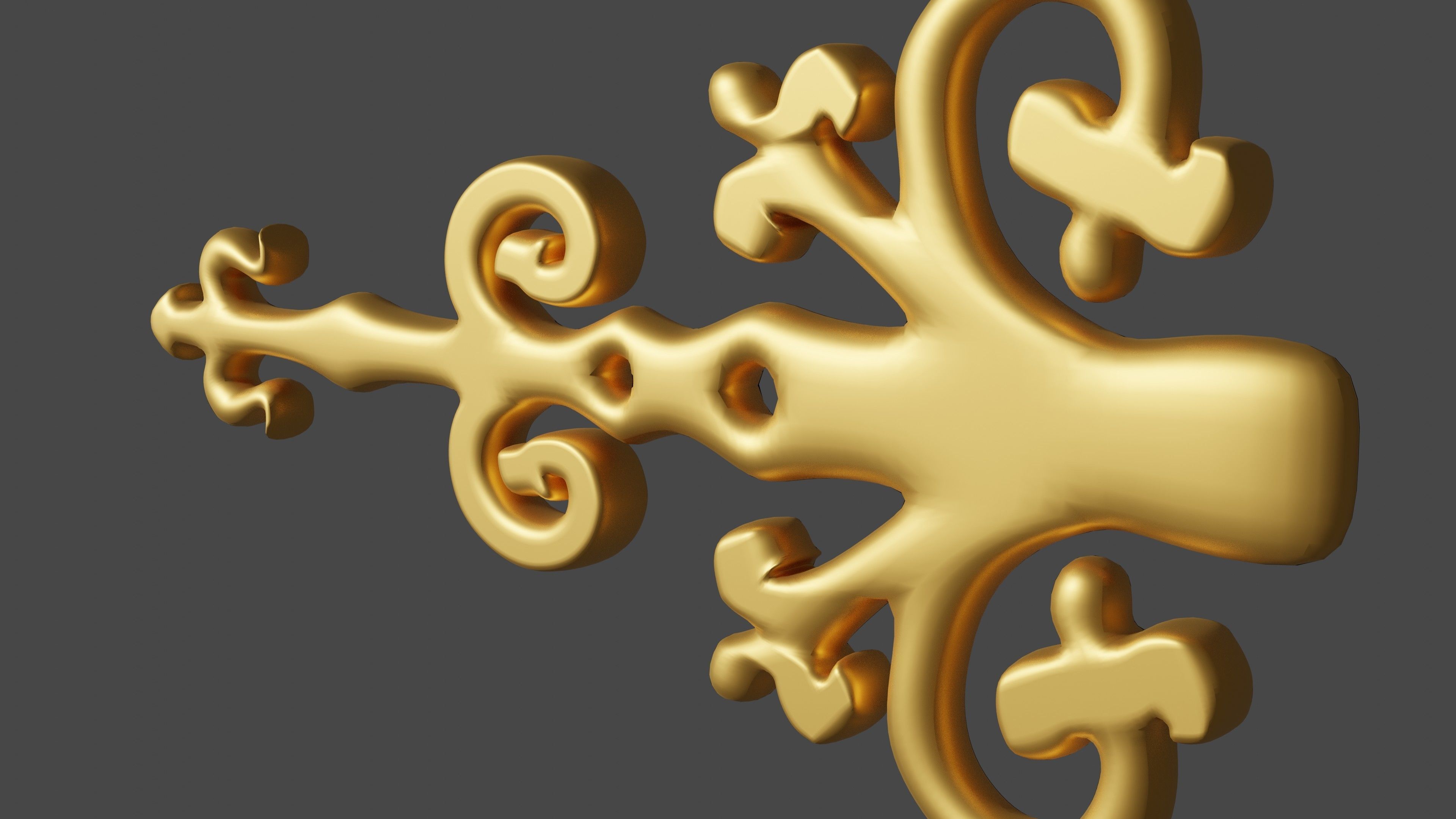 Metal Carving 3D model_3