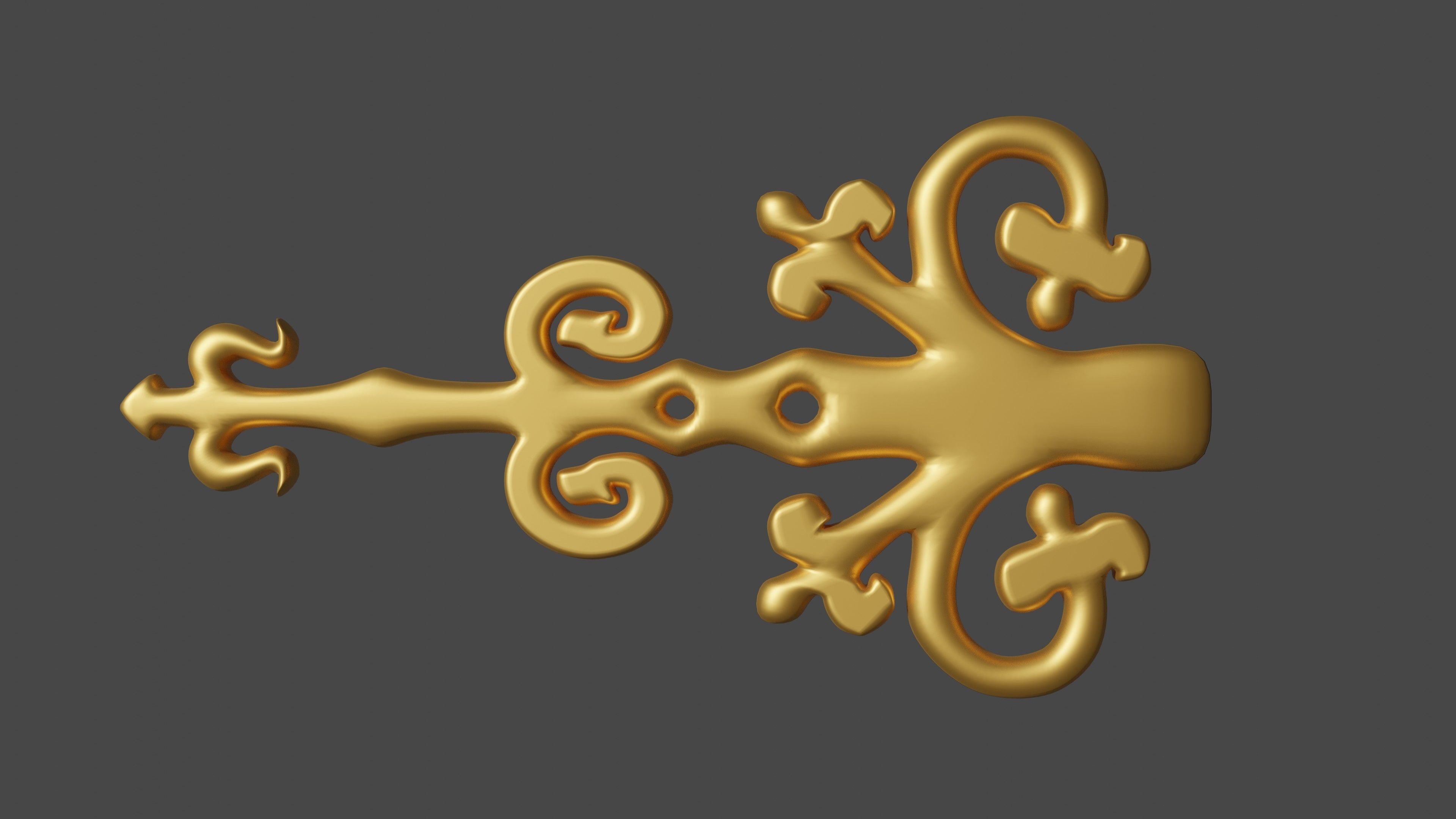Metal Carving 3D model_4