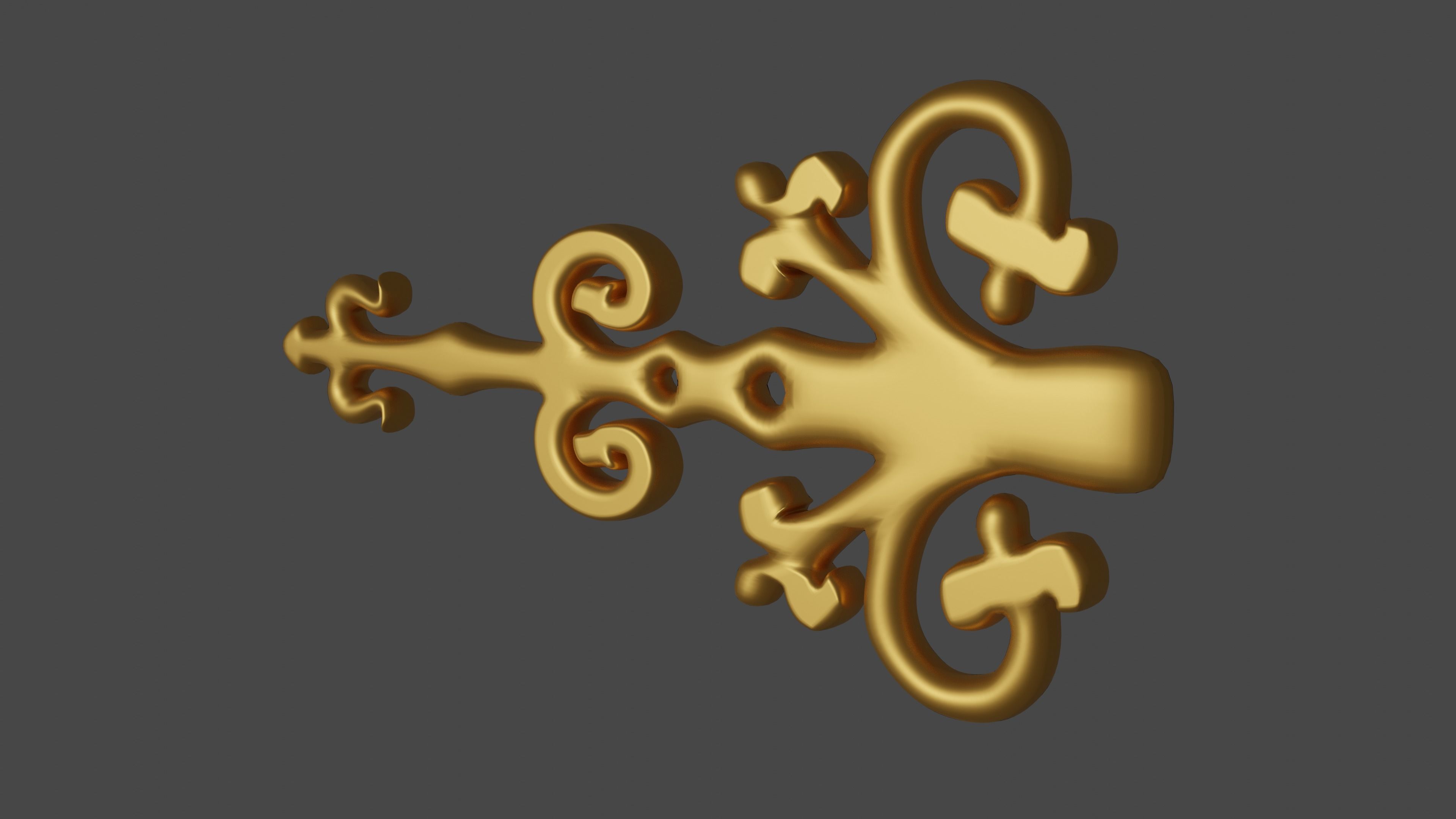 Metal Carving 3D model_1