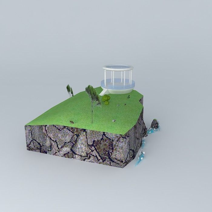 Outdoor Pavilion Free 3D model_1