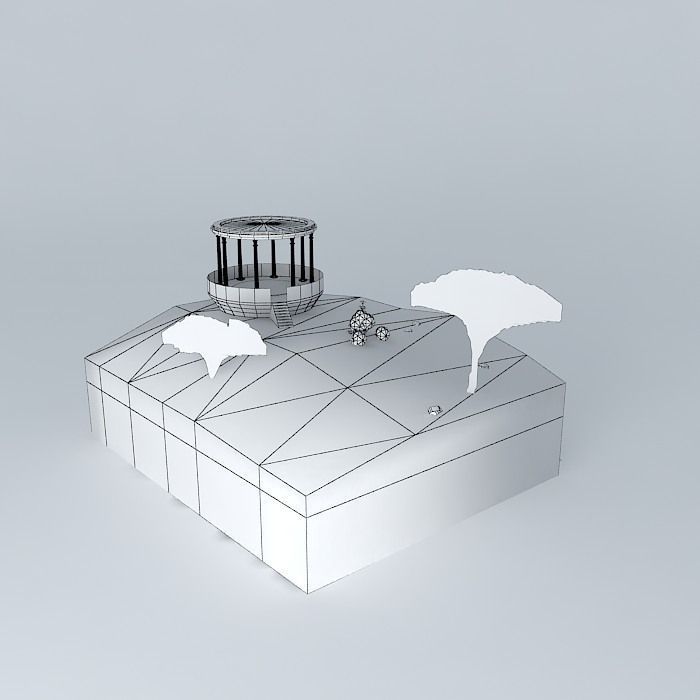 Outdoor Pavilion Free 3D model_4