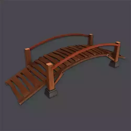 Bridge Fantasy Hand Painted