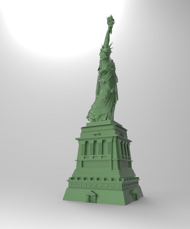 3D model of the Statue of Liberty for 3D printing 3D print model_19
