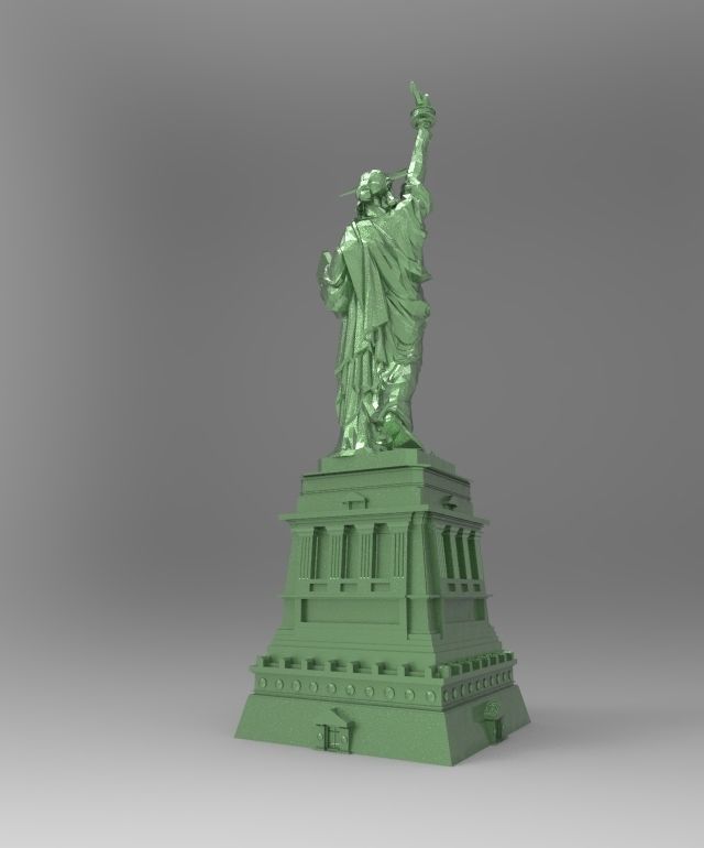 3D model of the Statue of Liberty for 3D printing 3D print model_11