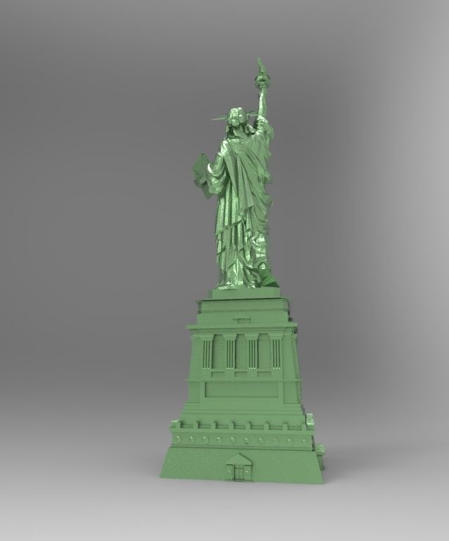 3D model of the Statue of Liberty for 3D printing 3D print model_10
