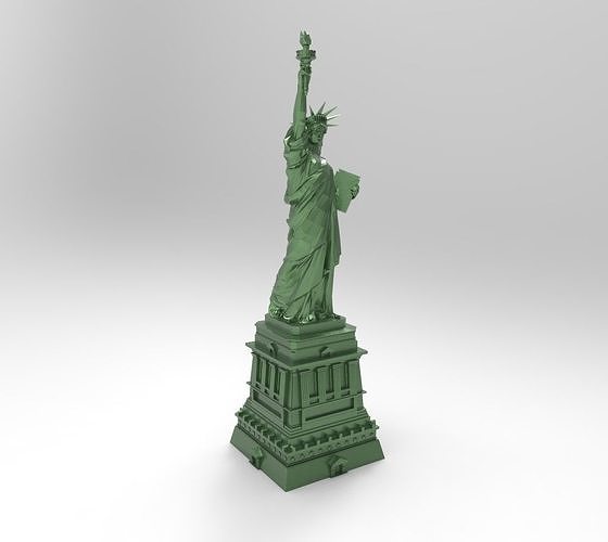 3D model of the Statue of Liberty for 3D printing 3D print model