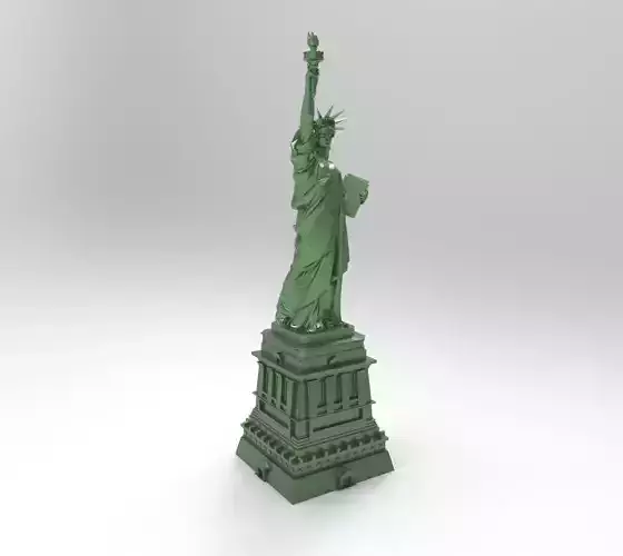 3D model of the Statue of Liberty for 3D printing