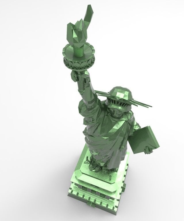 3D model of the Statue of Liberty for 3D printing 3D print model_15