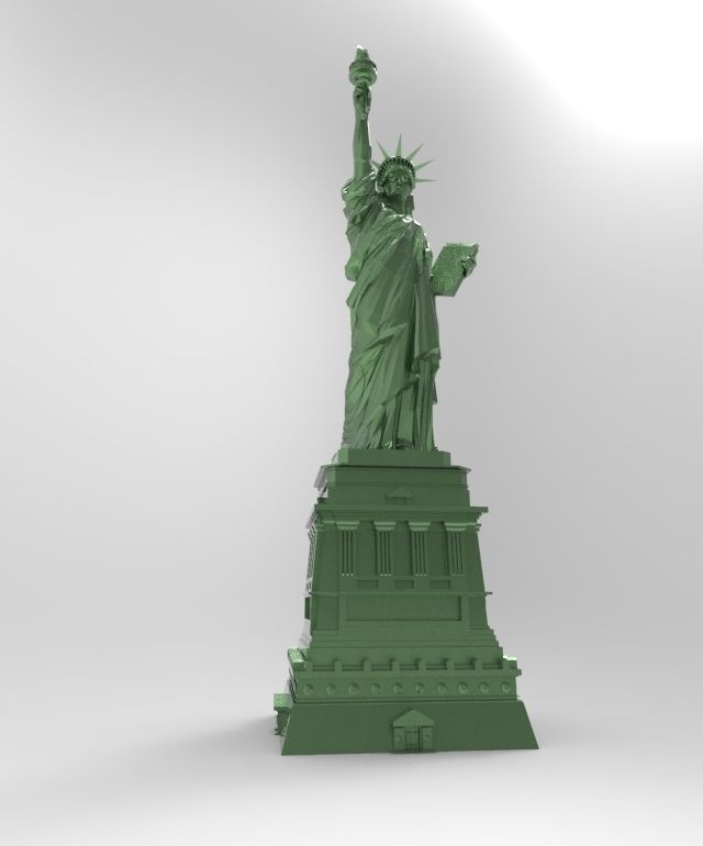 3D model of the Statue of Liberty for 3D printing 3D print model_16