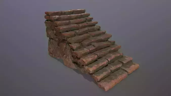 stairs pile of bricks