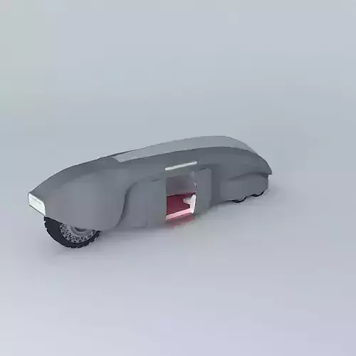 Shuttle futuristic vehicle