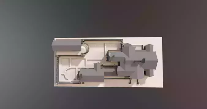 Dana Thomas House Frank Lloyd Wright 3D model