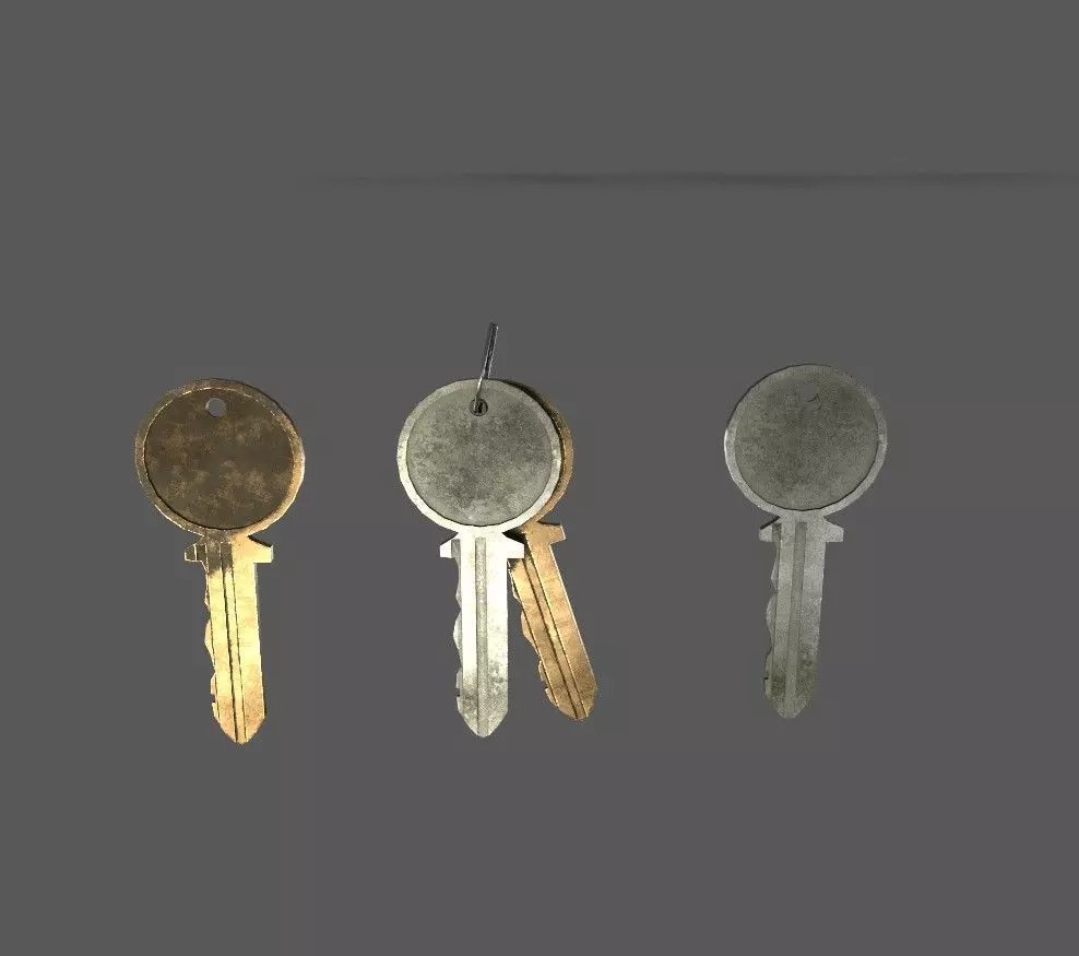 3D model keys relastic VR / AR / low-poly | CGTrader