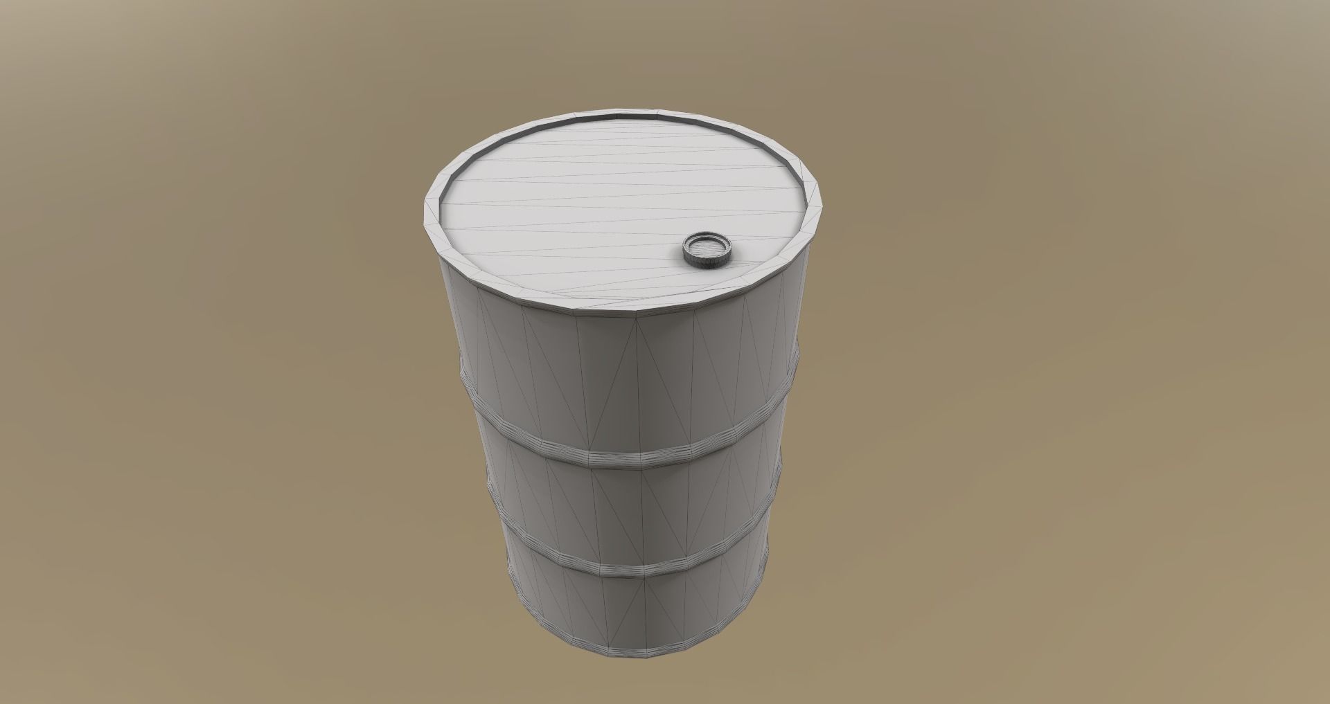 Low-Poly Mortar Pit Pack Low-poly 3D model_7