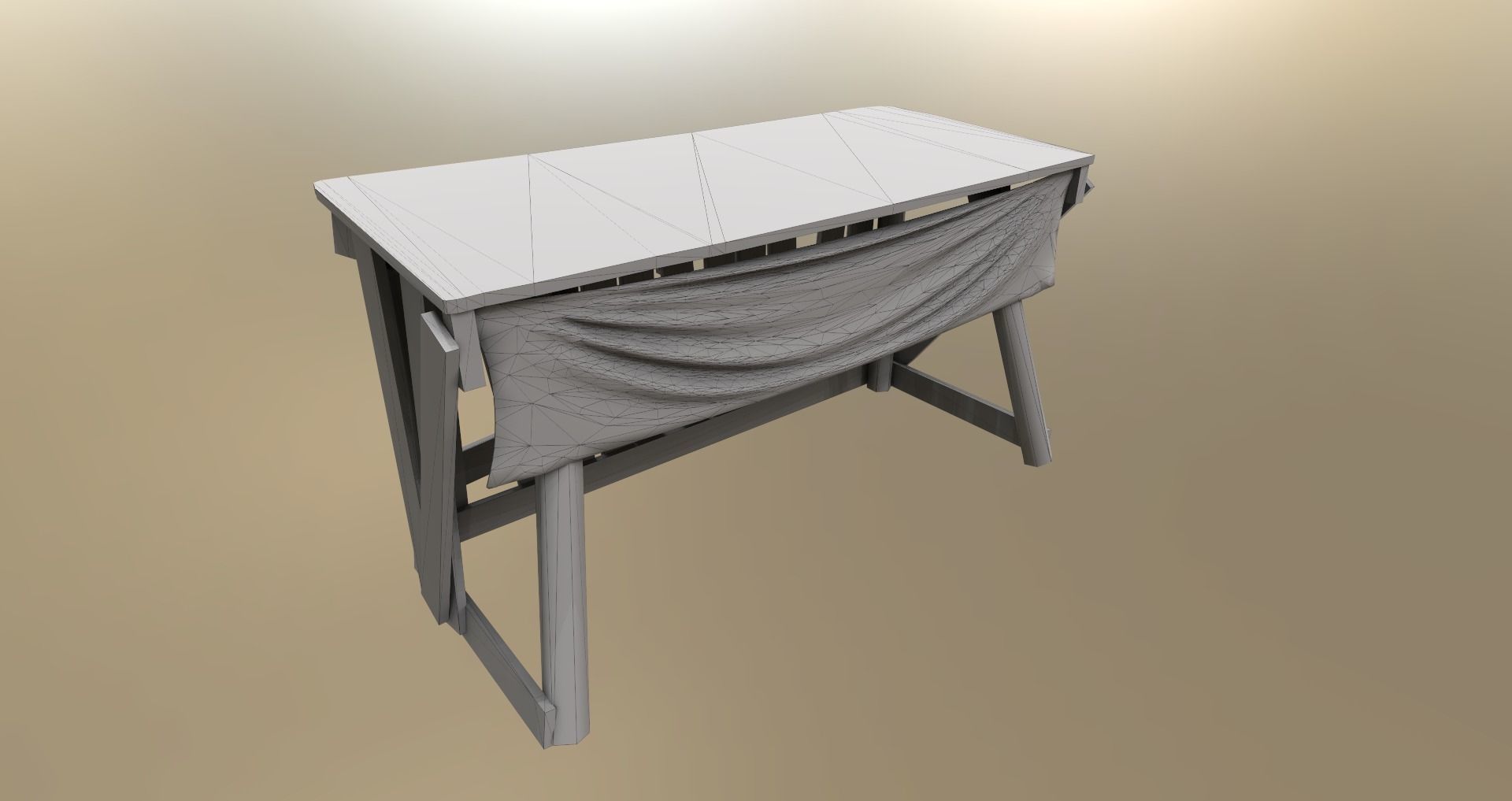 Low-Poly Mortar Pit Pack Low-poly 3D model_33