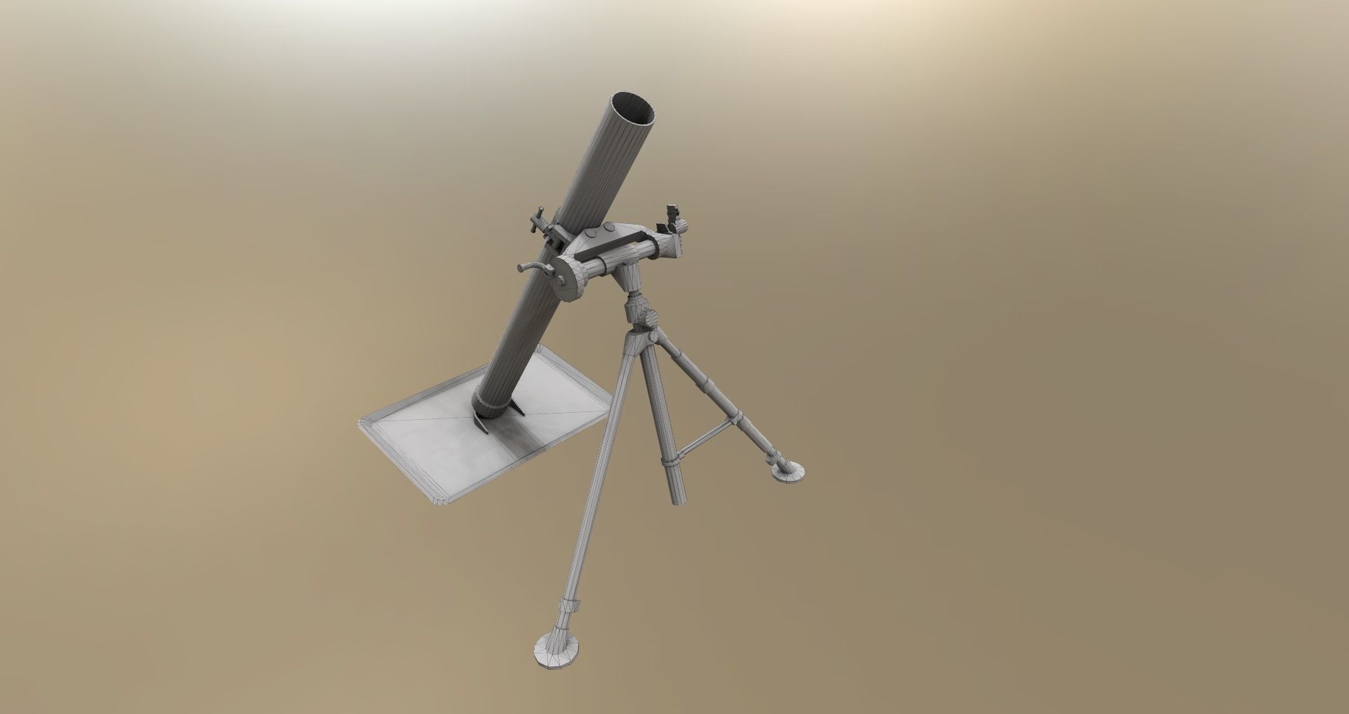 Low-Poly Mortar Pit Pack Low-poly 3D model_24