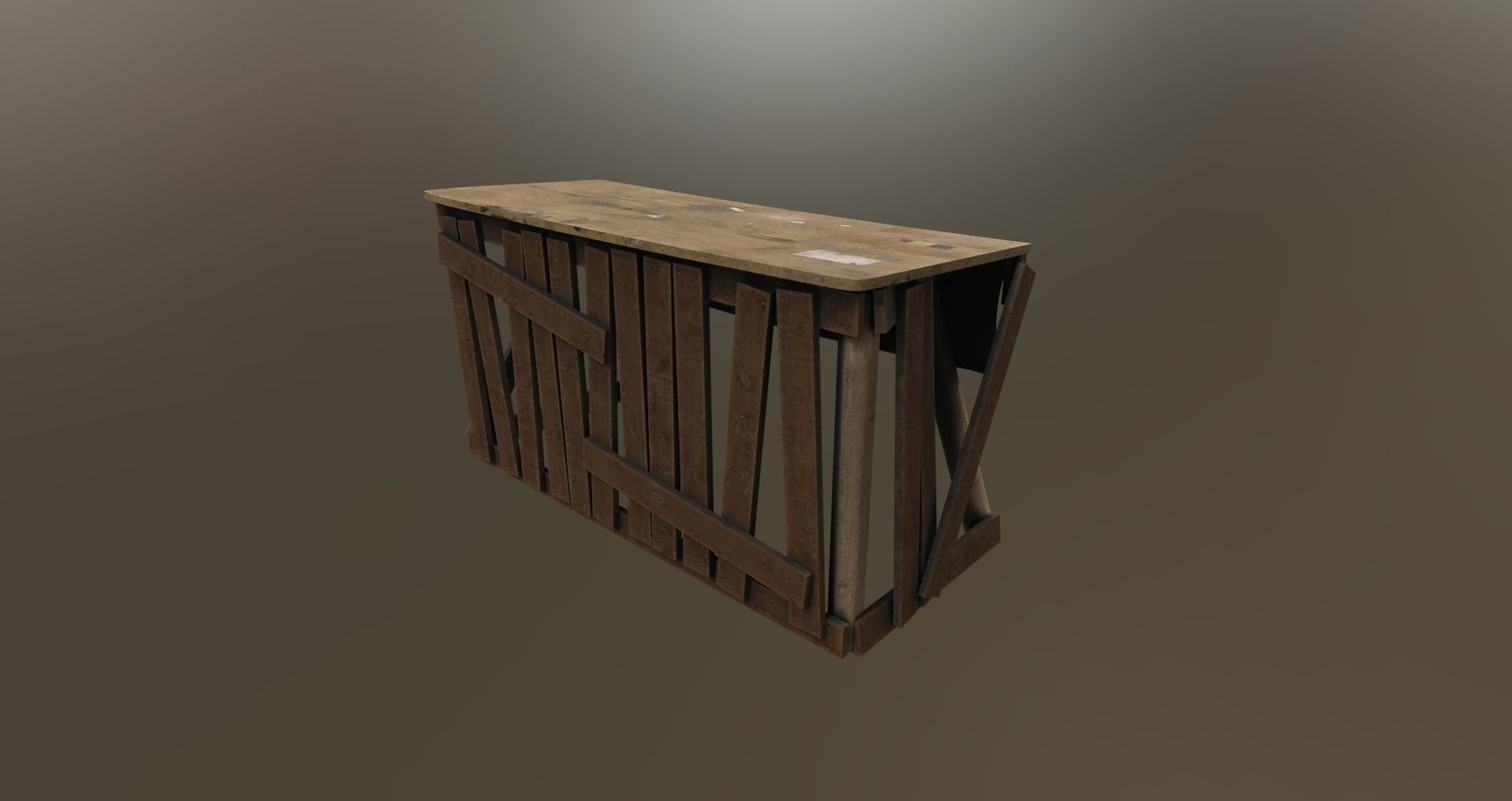 Low-Poly Mortar Pit Pack Low-poly 3D model_32