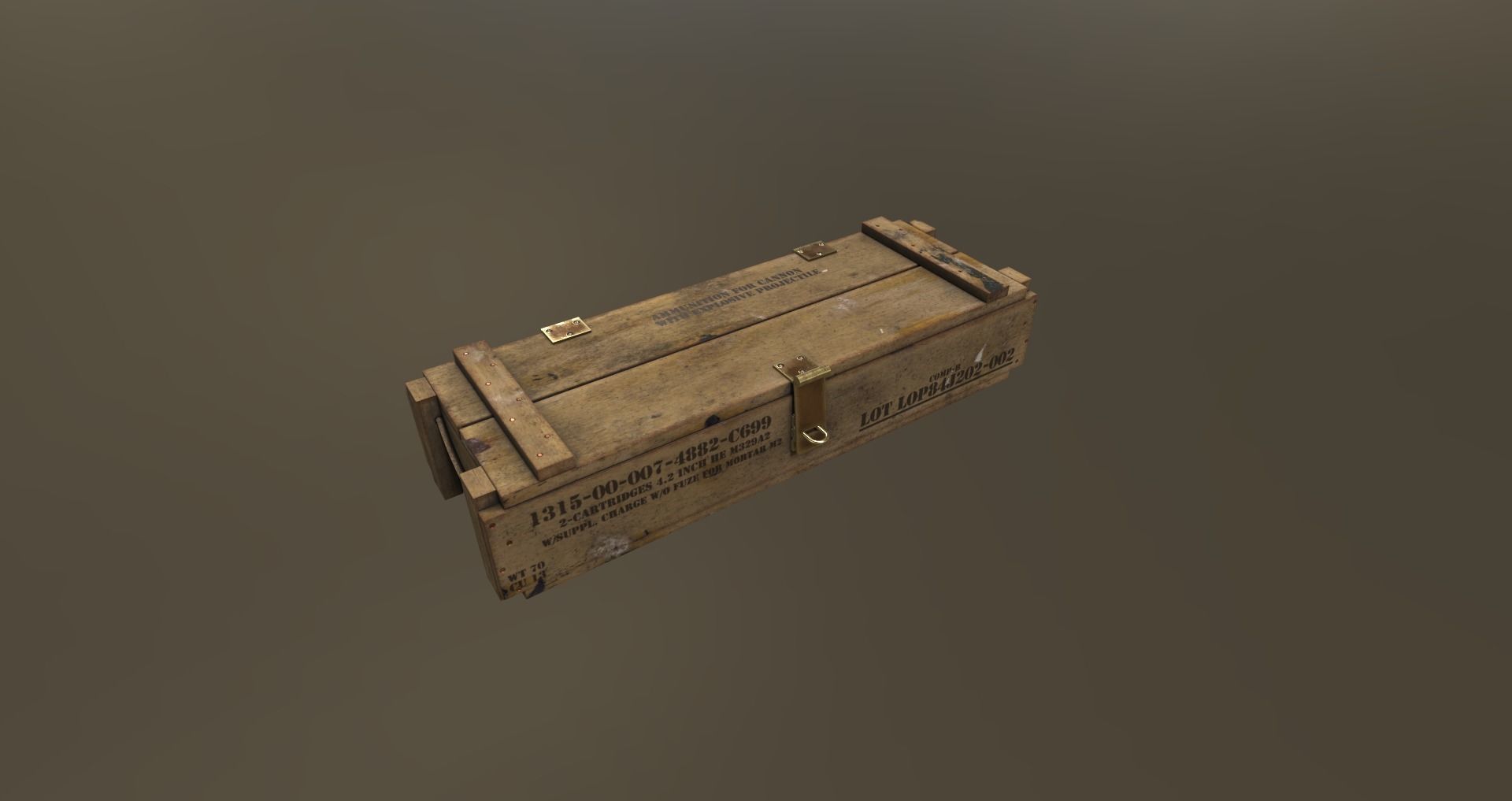 Low-Poly Mortar Pit Pack Low-poly 3D model_2