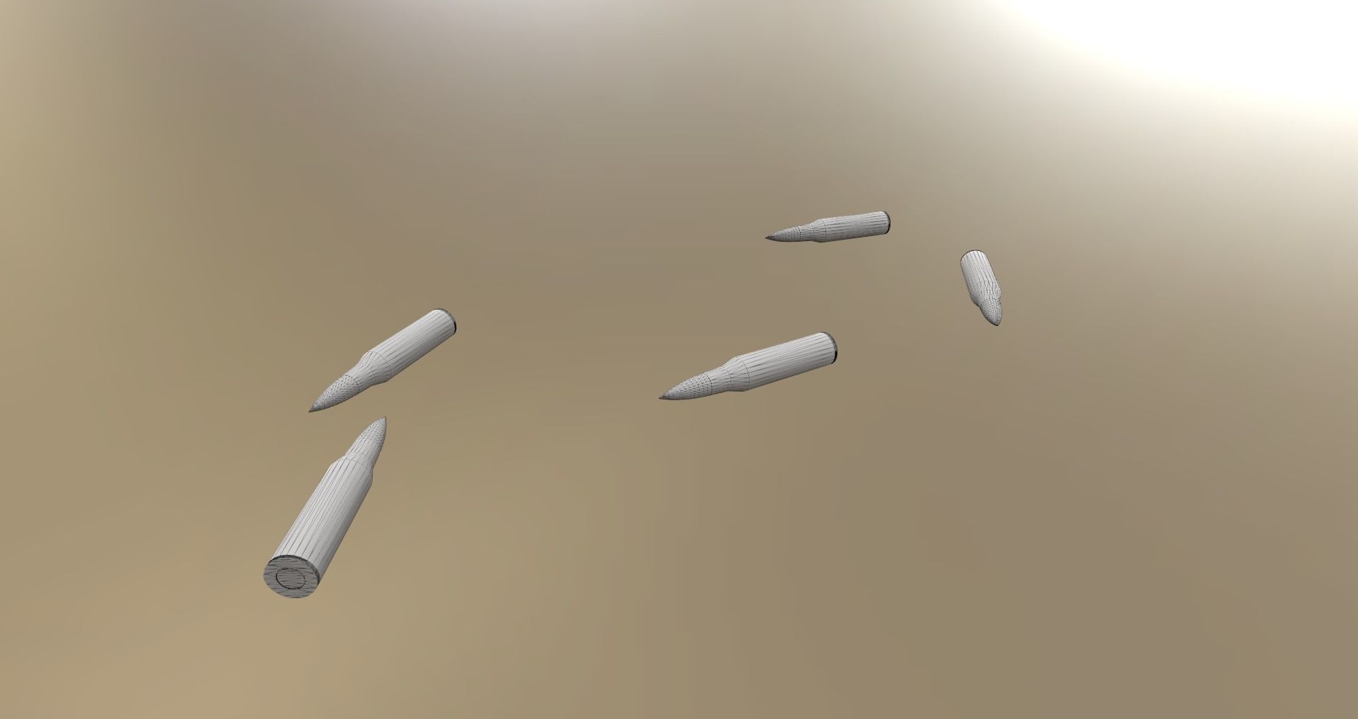 Low-Poly Mortar Pit Pack Low-poly 3D model_10