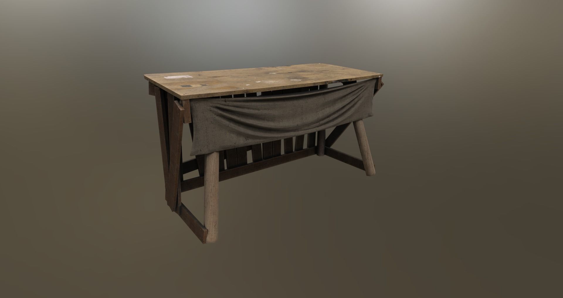 Low-Poly Mortar Pit Pack Low-poly 3D model_31