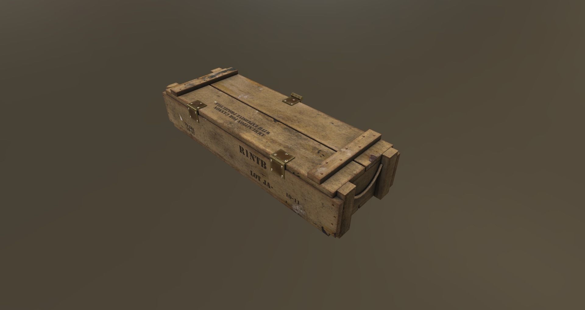 Low-Poly Mortar Pit Pack Low-poly 3D model_3