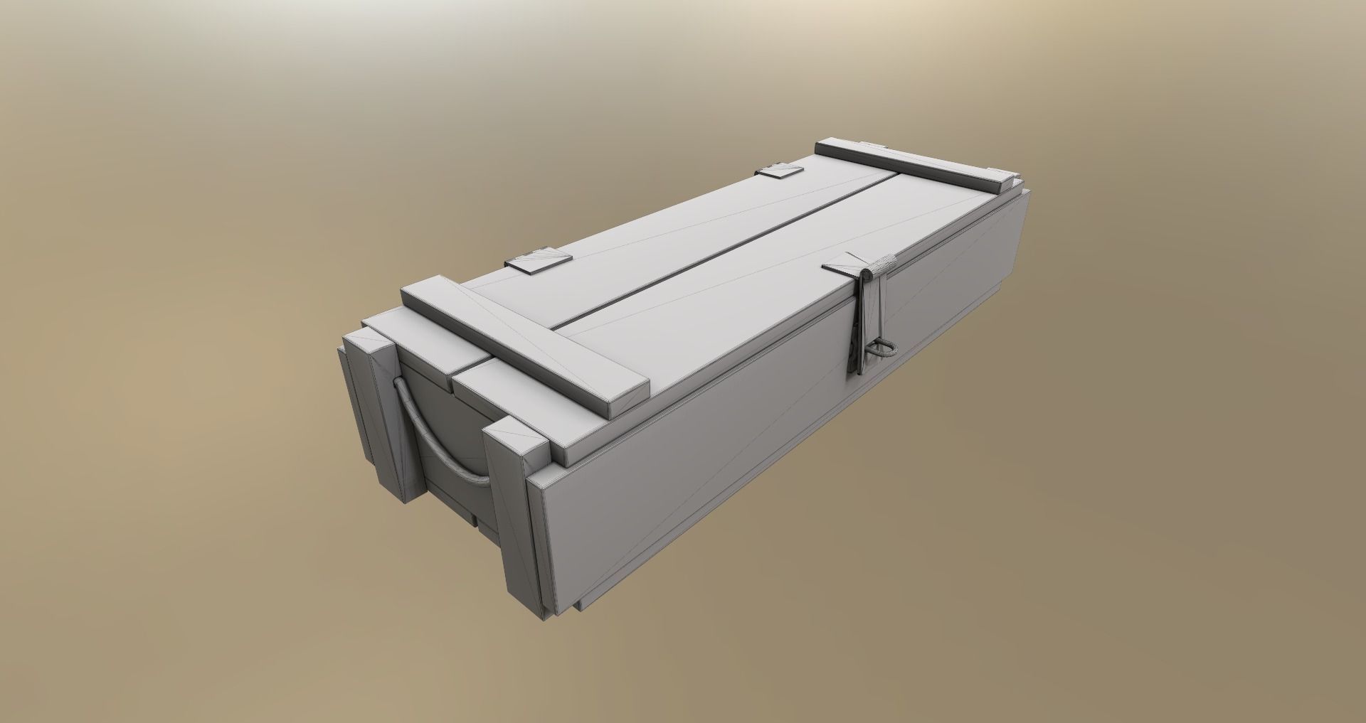 Low-Poly Mortar Pit Pack Low-poly 3D model_4