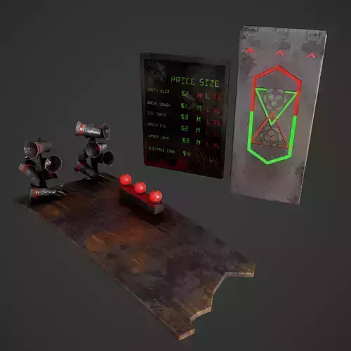 Sci-Fi Board and Door