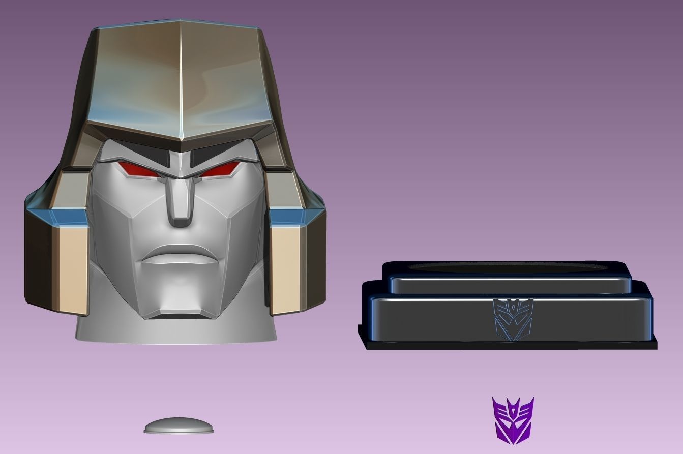 Megatron Piggy Bank 3D print model_1