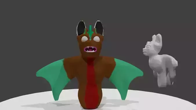 BatMonster pony 3D model