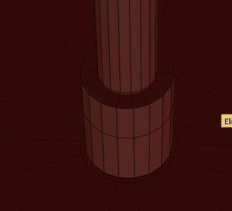 Eliot Bone Tile Table lamp with Linen Shade 3D model_7