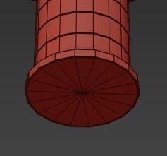 Eliot Bone Tile Table lamp with Linen Shade 3D model_6