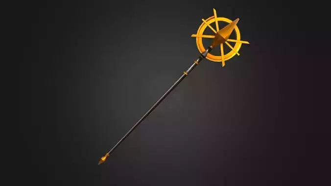 Magic Staff - Golden X