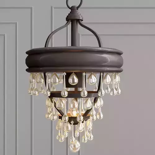 Crystorama hanging lamp 3D model