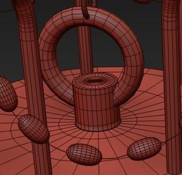 Paris Flea Market Large 8 Light Chandelier 3D model_5