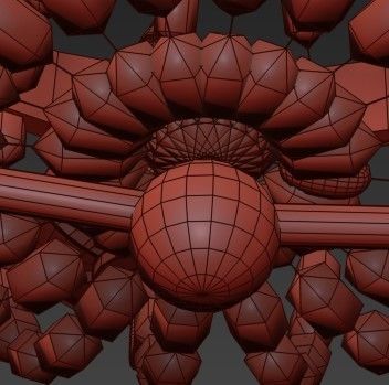 Paris Flea Market Large 8 Light Chandelier 3D model_9