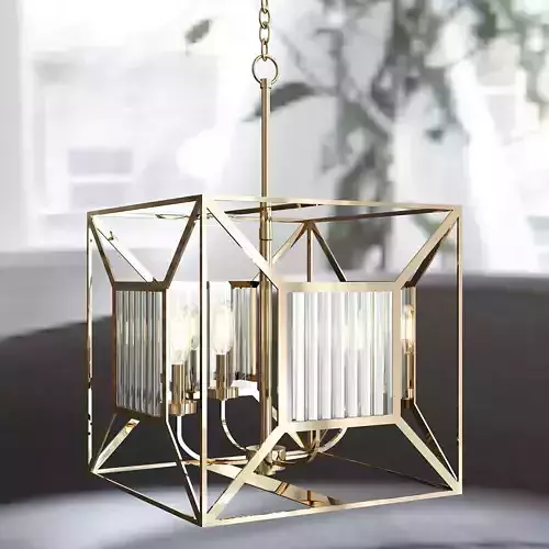 Cage 4 Light Chandelier