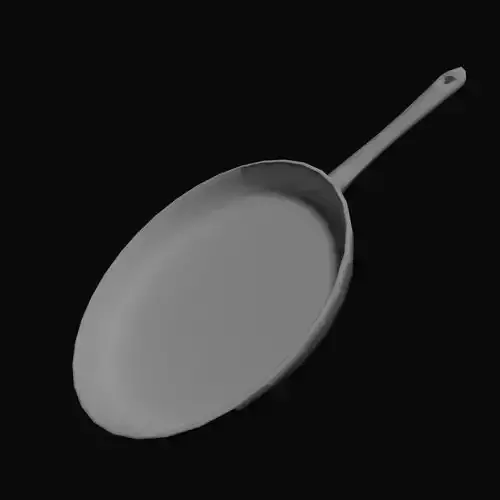 Low Poly Pan frying