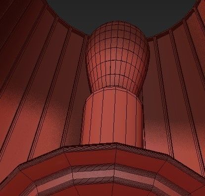 Porcelain Flower Sconce 3D model_3