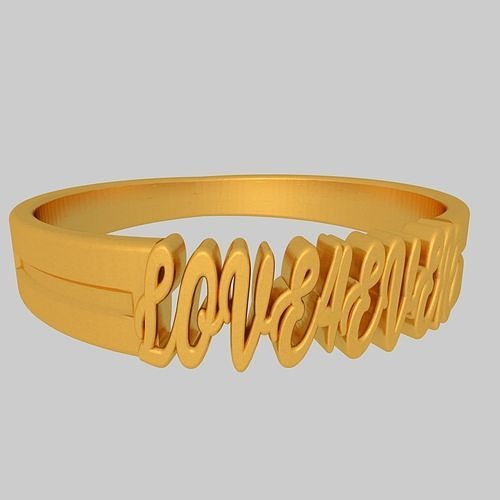 Love Forever Ring KTRT01 3D Model STL 3D print model