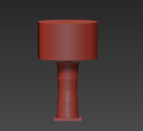 Pillar Table Lamp 3D model_5