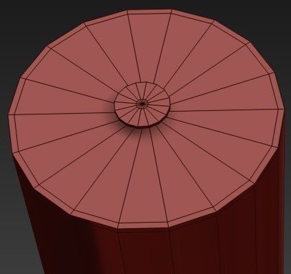 Adesso floor lamp with brass base and shade 3D model_4