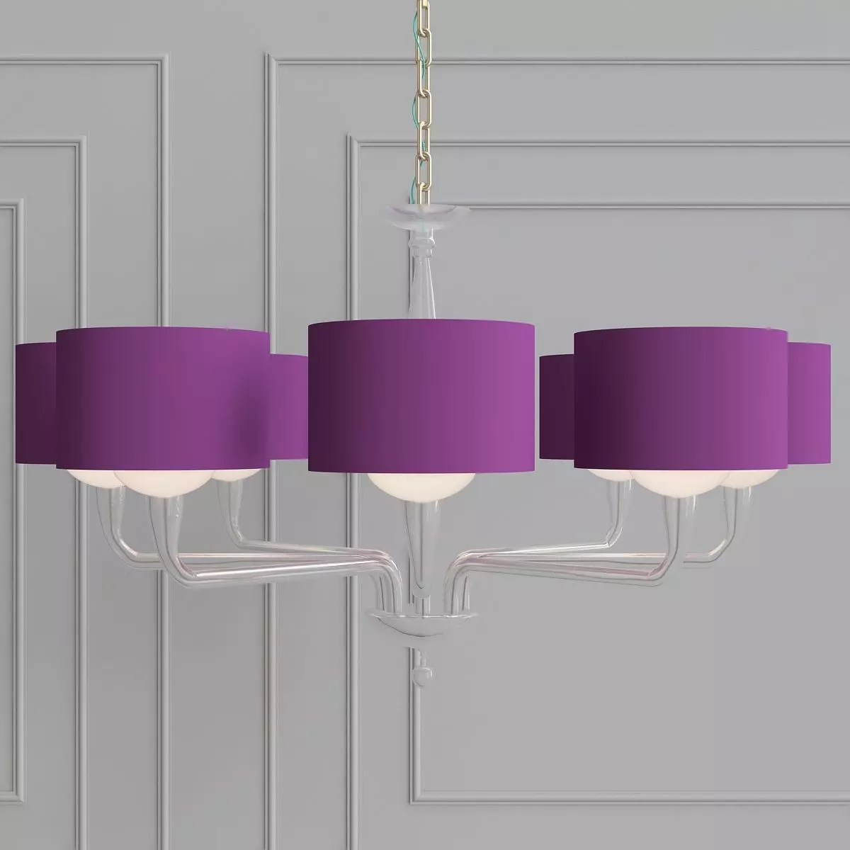Granelle 6 Chandelier 3D model