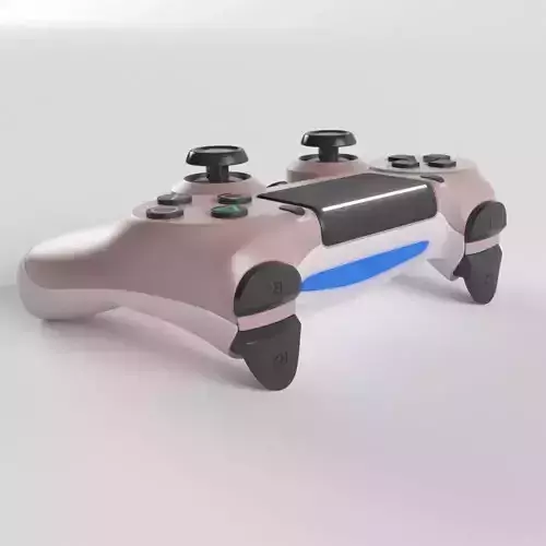 Sony PlayStation 4 DualShock Controller Rose Gold Edition 3D model
