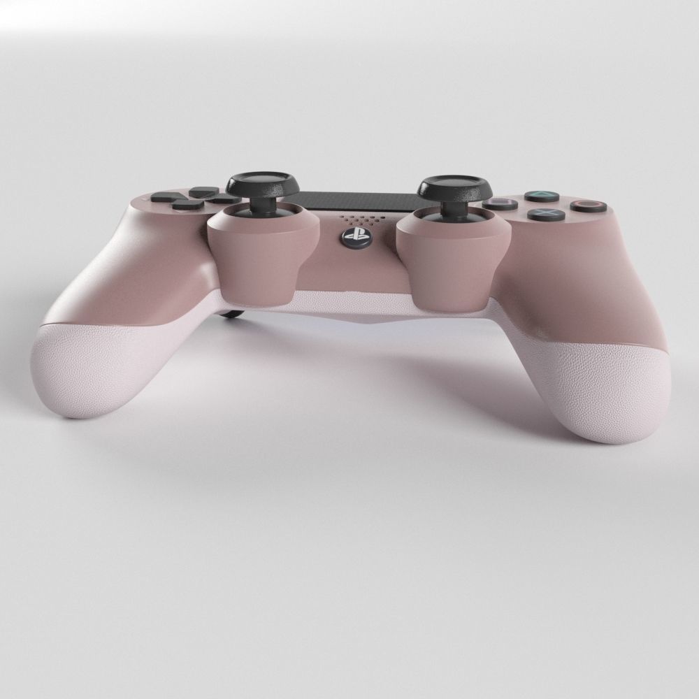 Sony PlayStation 4 DualShock Controller Rose Gold Edition 3D model_8