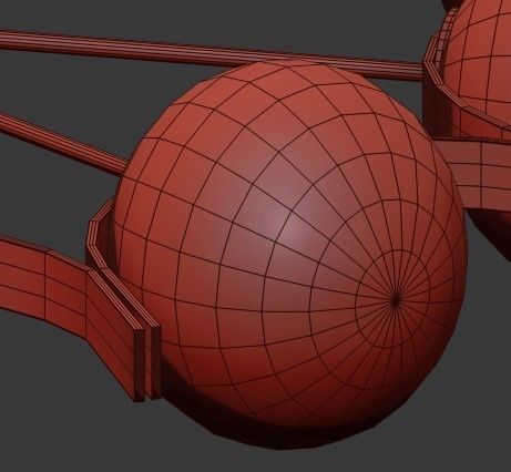 Vintage Twelve Arm Chandelier in the Style of Stilnovo 3D model_4